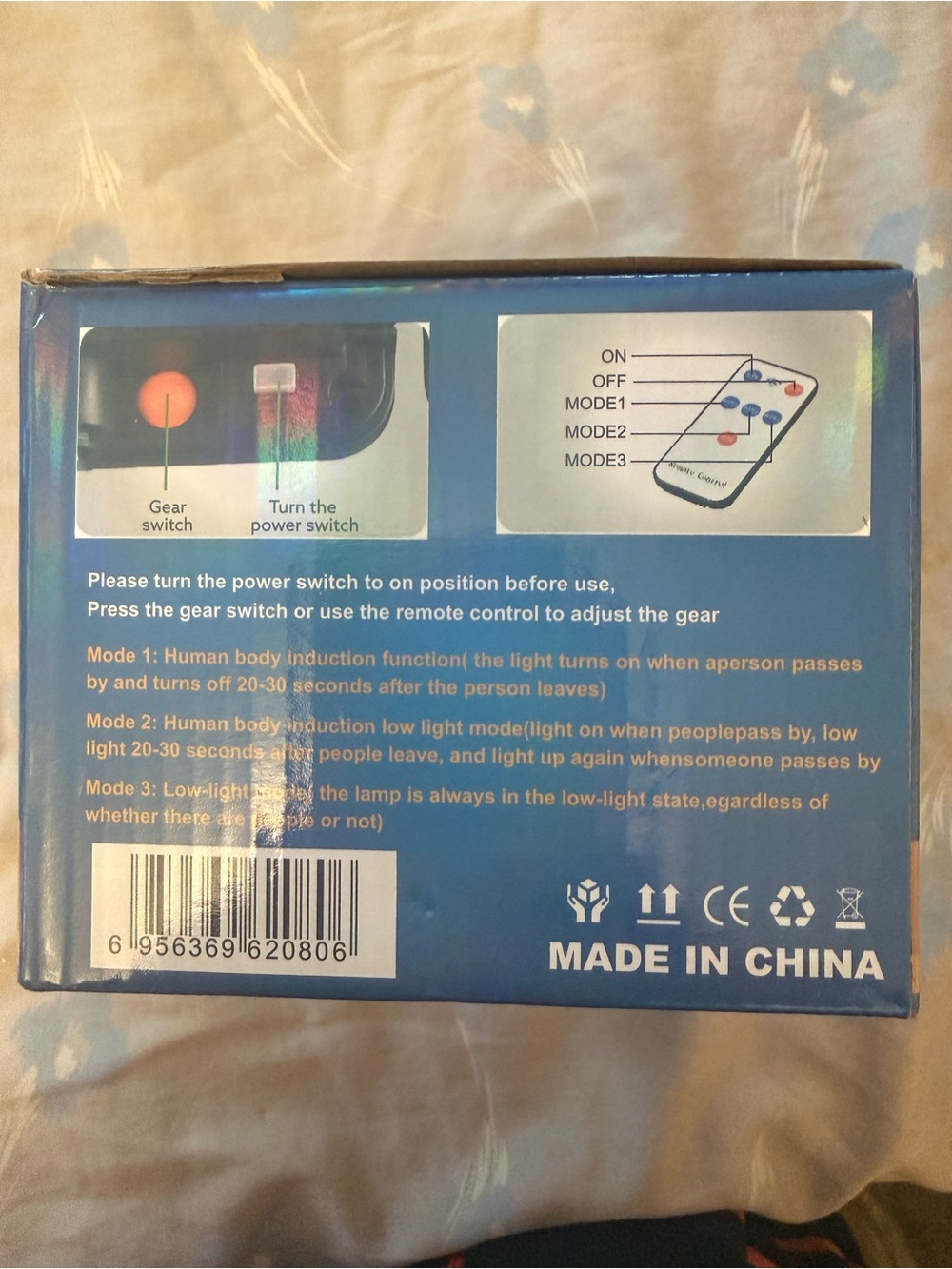 Solar-Powered LED Security Floodlight with Remote - Picture 9 of 10